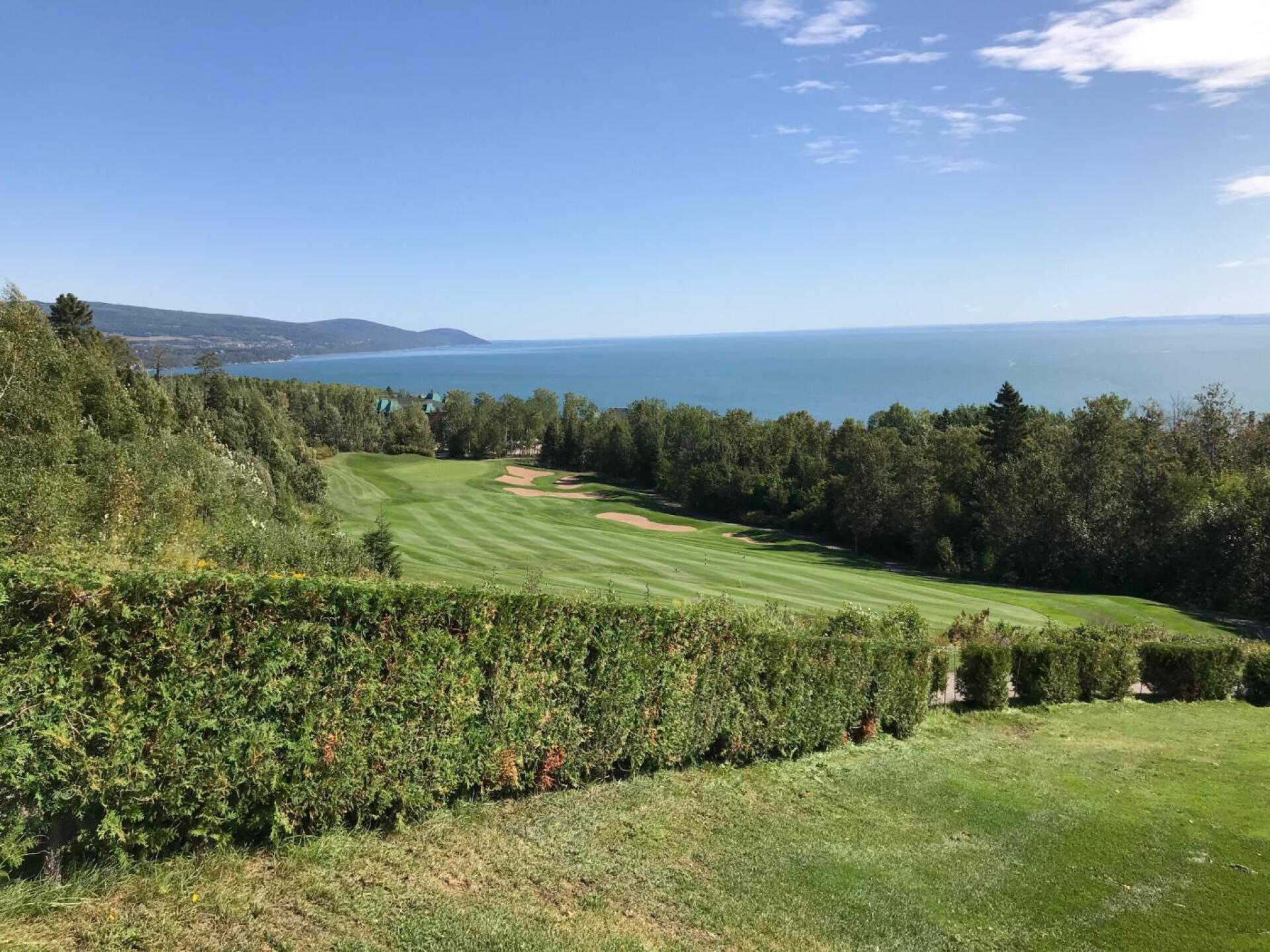 The third hole on St. Laurent with a hedge running through it. (Photo submitted by JasonDeeganGA on 09/11/2019)