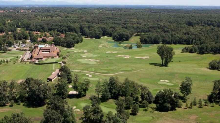 Castelconturbia GC: Aerial view