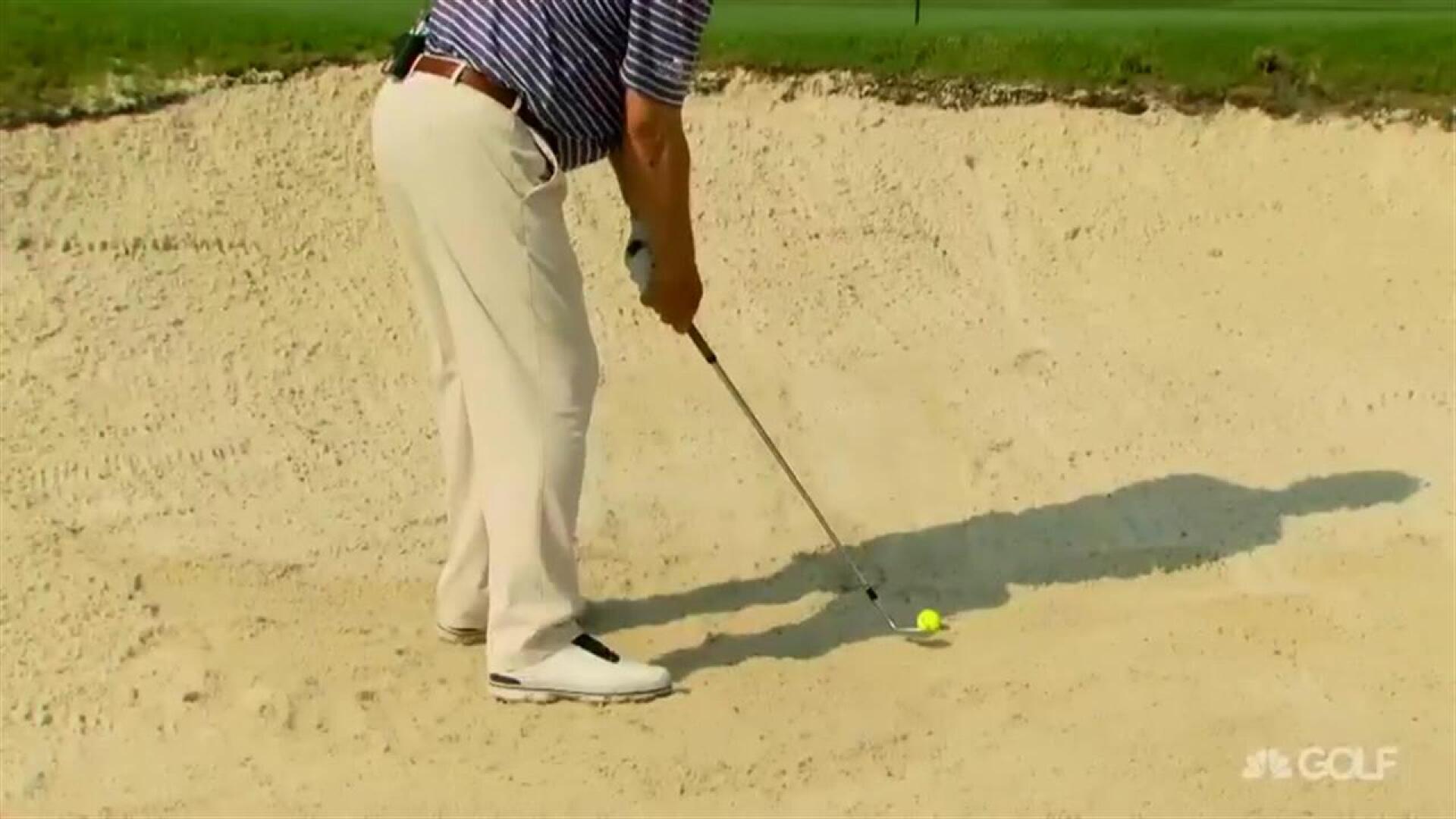Hall: Get out of the deep greenside bunker