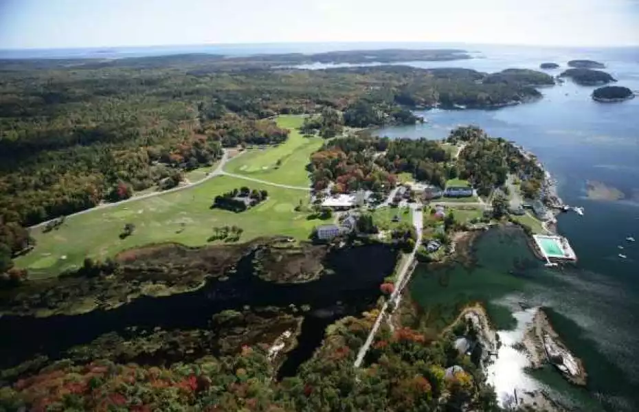Sebasco Harbor Resort GC: Aerial