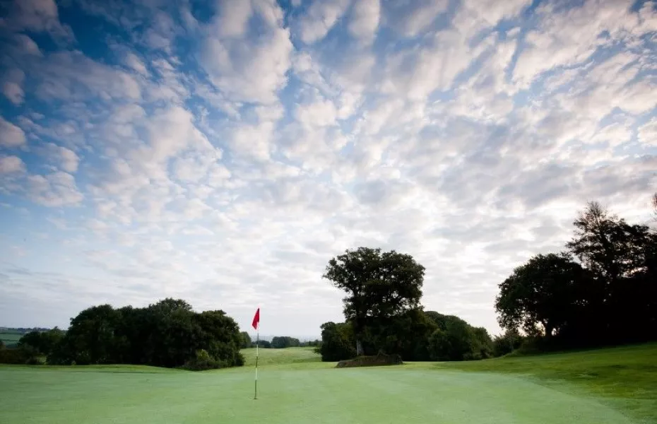 10th green at China Fleet Golf Club