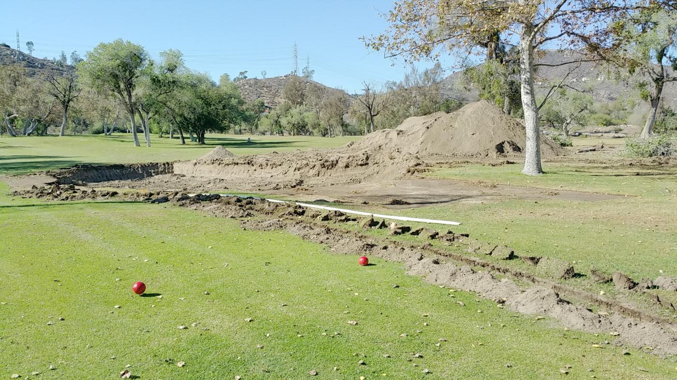 Opening up another section of the sand mine. (Photo submitted by SoCalWaldo on 09/18/2015)