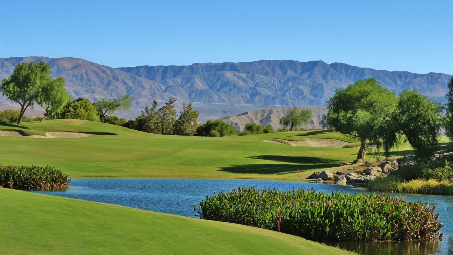 Classic Club golf course - hole 3