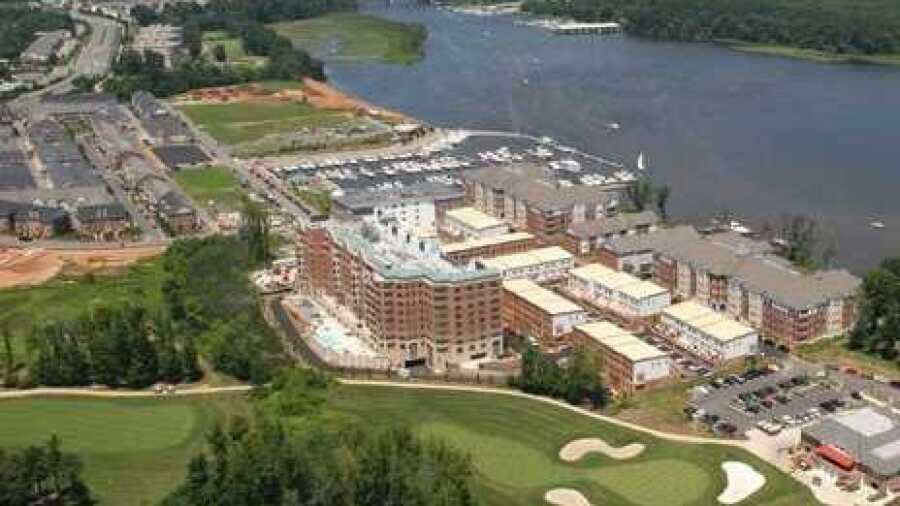 Ospreys GC at Belmont Bay: Aerial view