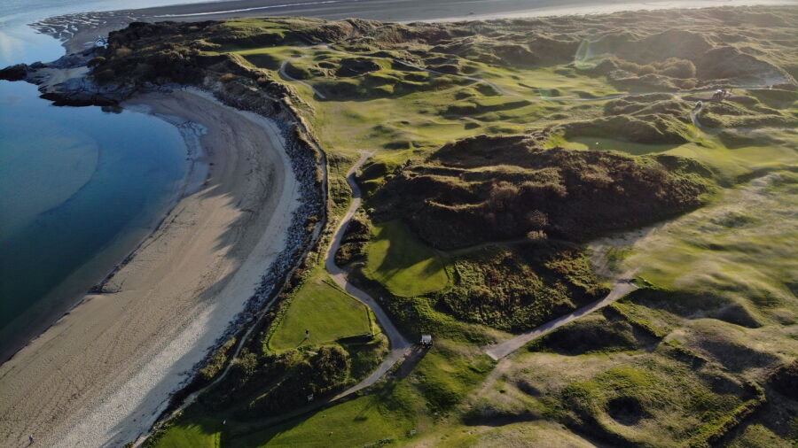 Porthmadog GC: Aerial