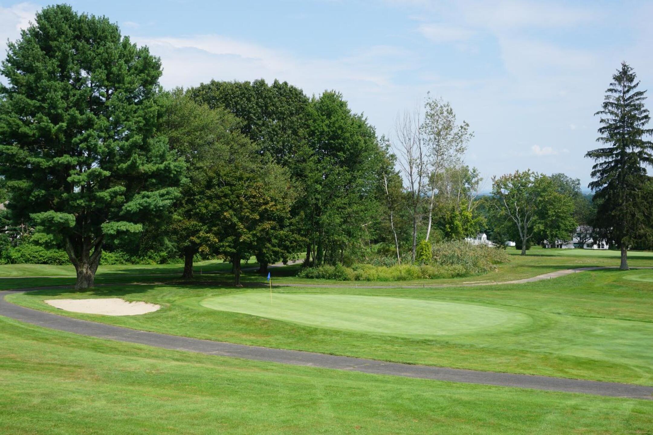The third, a shorter par-3, is situated below the clubhouse area. (Photo submitted by AptlyLinked on 08/29/2021)