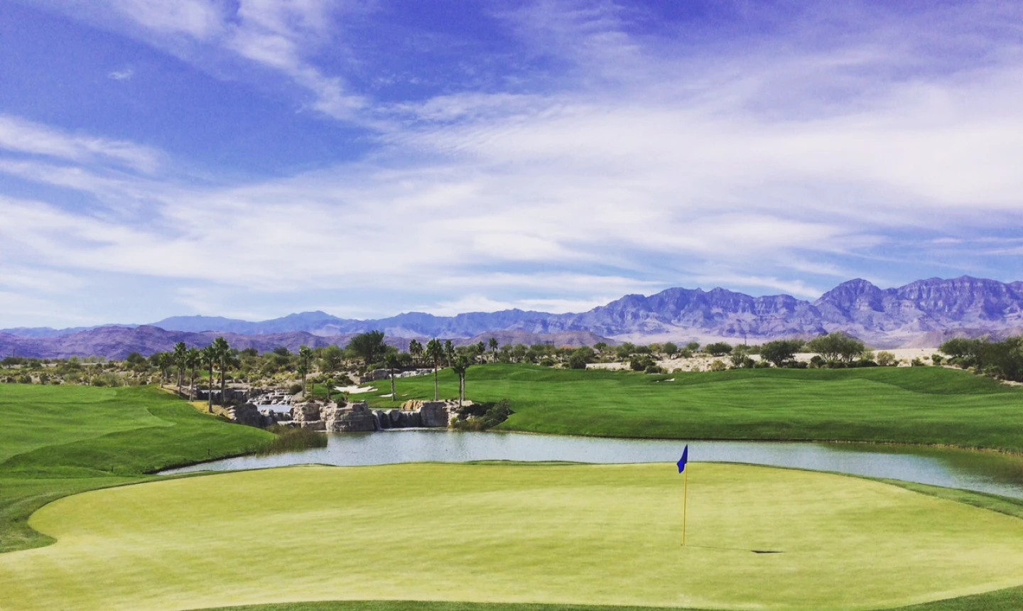 Coyote Springs golf course - No. 18