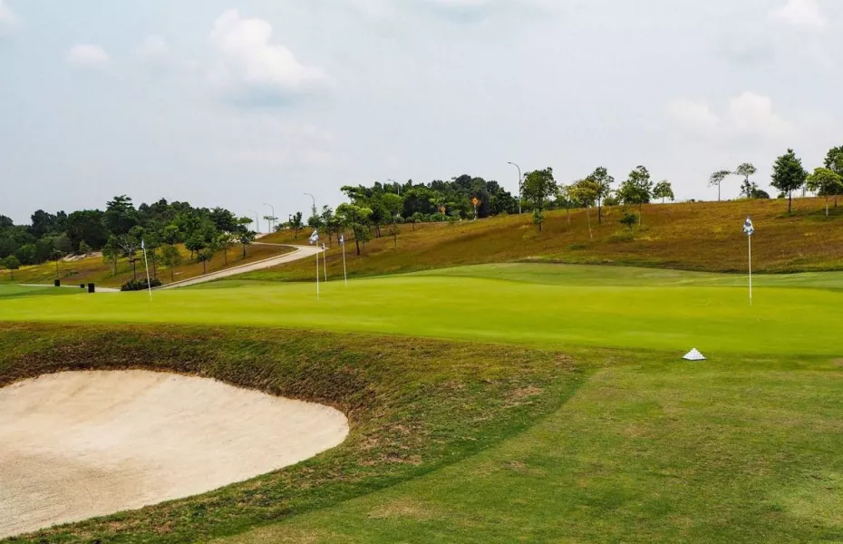 The Els Club Desaru Coast - Ocean: Practice area