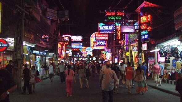 Best of golf and travel in Thailand in pictures - Walking Street in Pattaya