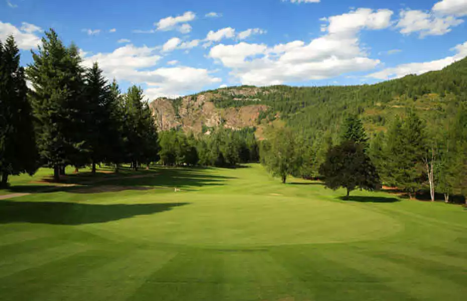 Castlegar GC: 18th green