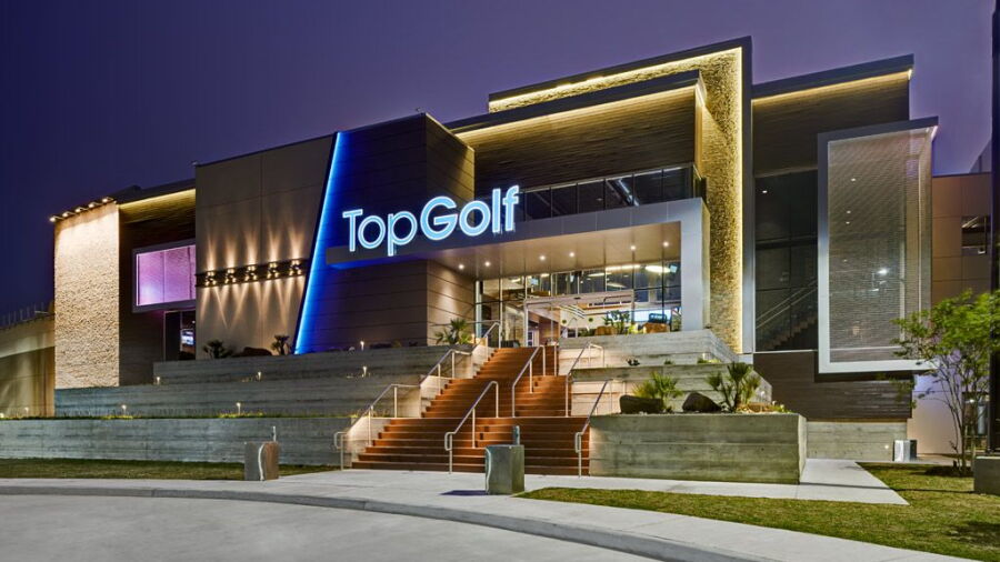 TopGolf Houston North/Spring - Exterior by night