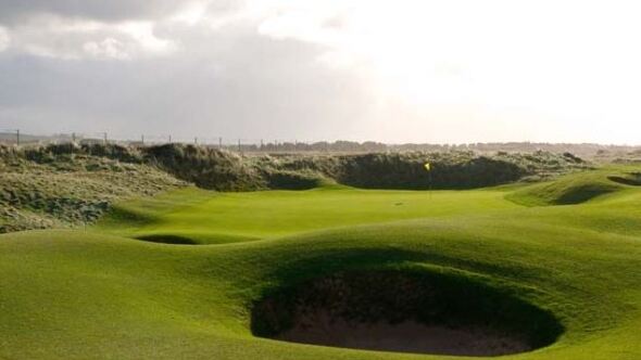 Western Gailes Golf Club - 9th green