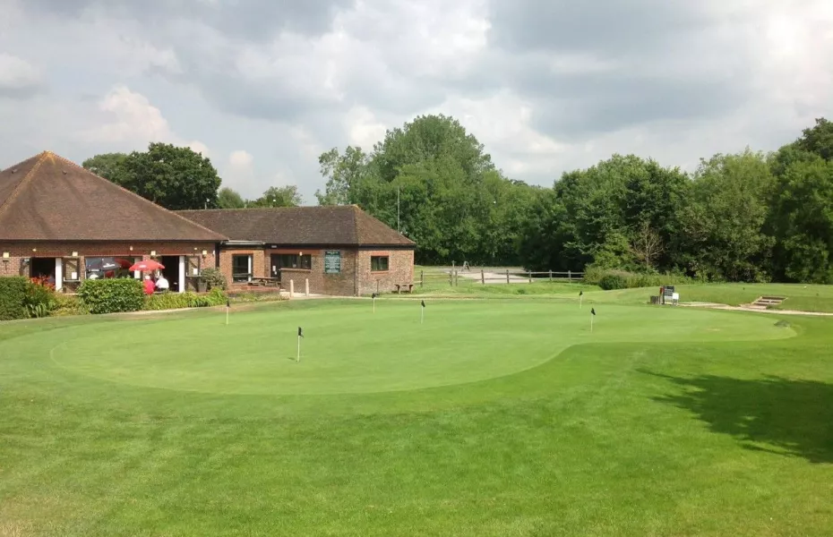 The putting green at Hassocks