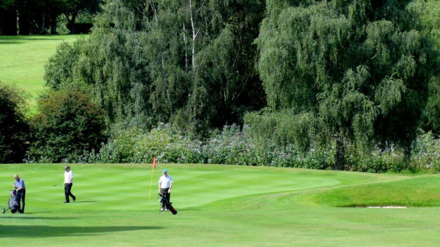 12th green at Barlaston