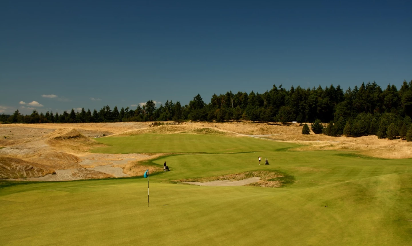 Chambers Bay golf course - hole 13