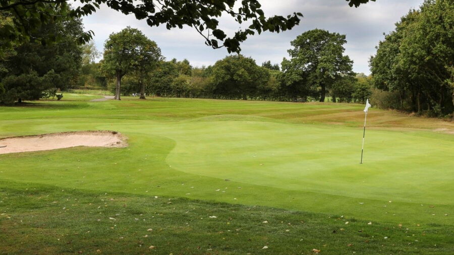 Helsby GC: 8th green