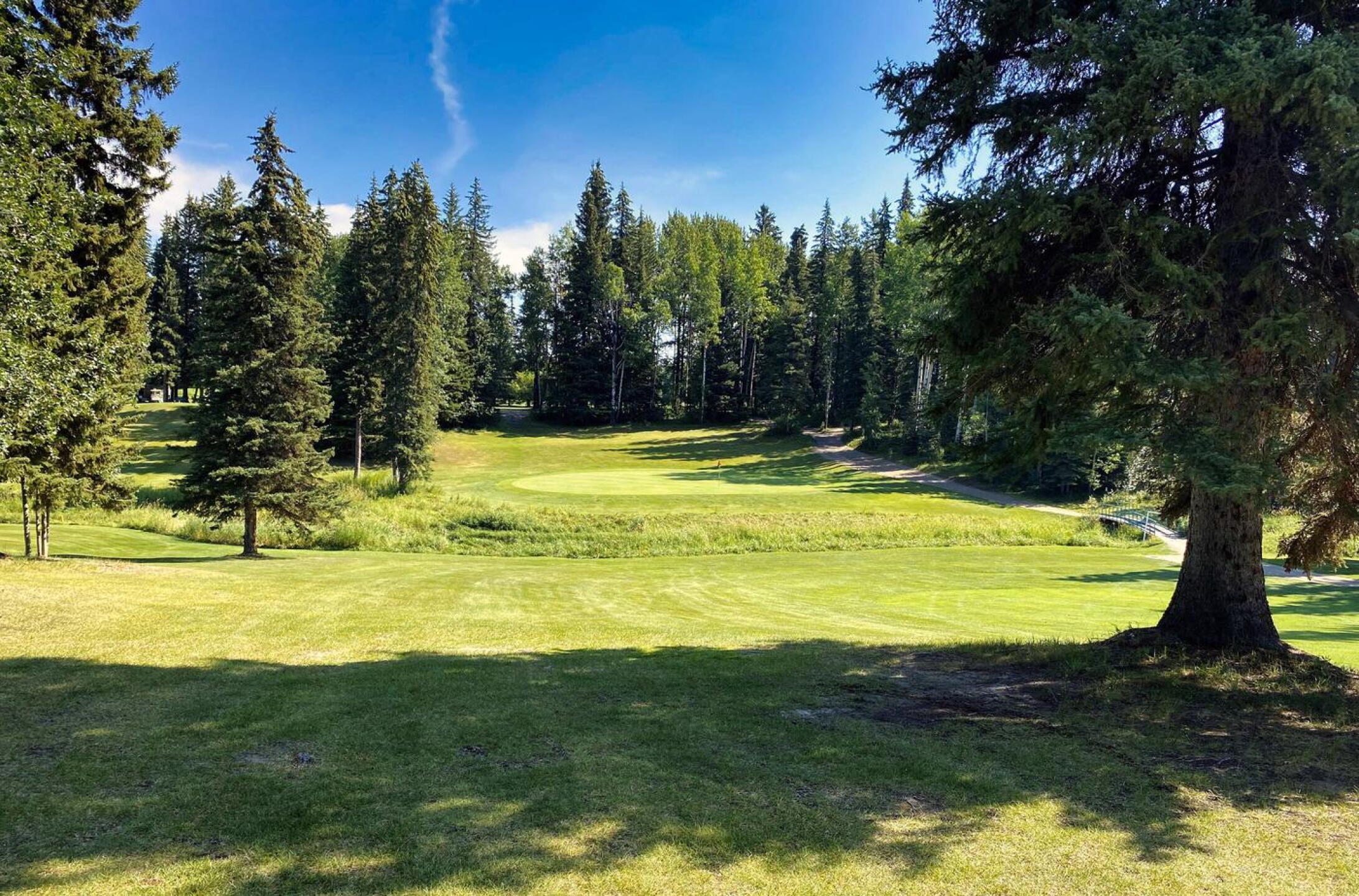 Edson GC, Hole 12, Par 4, 308 yds (Photo submitted by DYakimec on 09/03/2022)