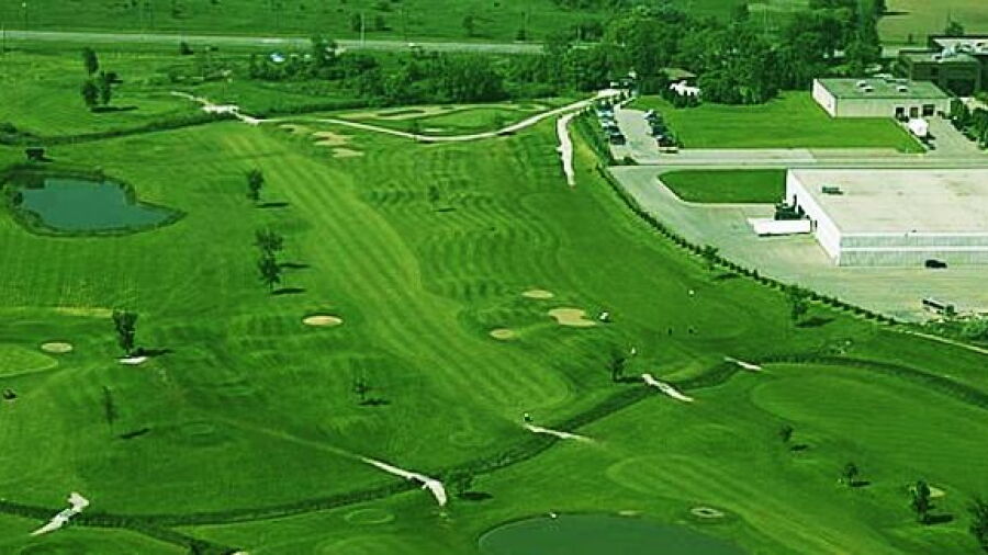 Parkshore GC: Aerial view
