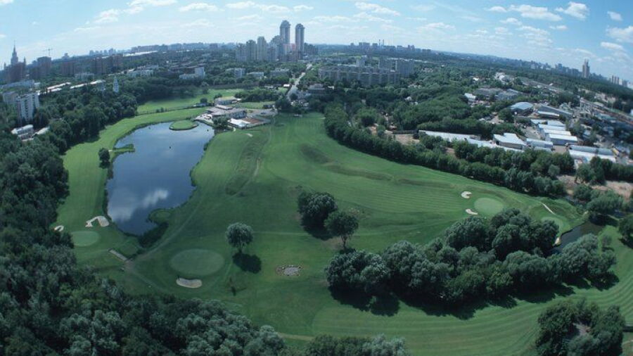 Moscow City GC: Aerial view