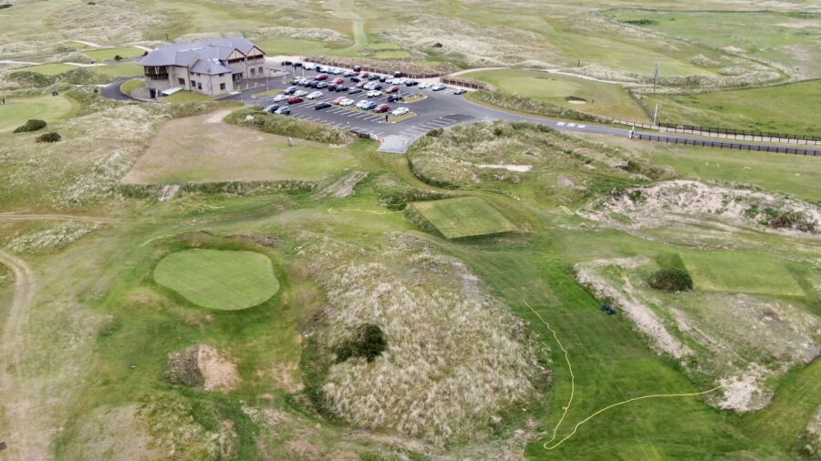Ballyliffin GC - The Pollan Links: Aerial