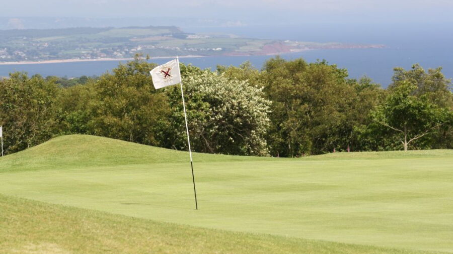 11th hole on the Teignmouth course