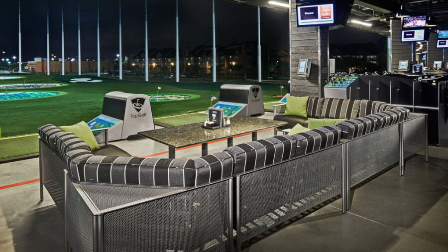 TopGolf Houston North/Spring - Downstairs Bays by Night