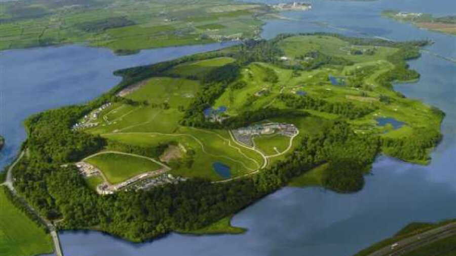 Fota Island GC: Aerial view