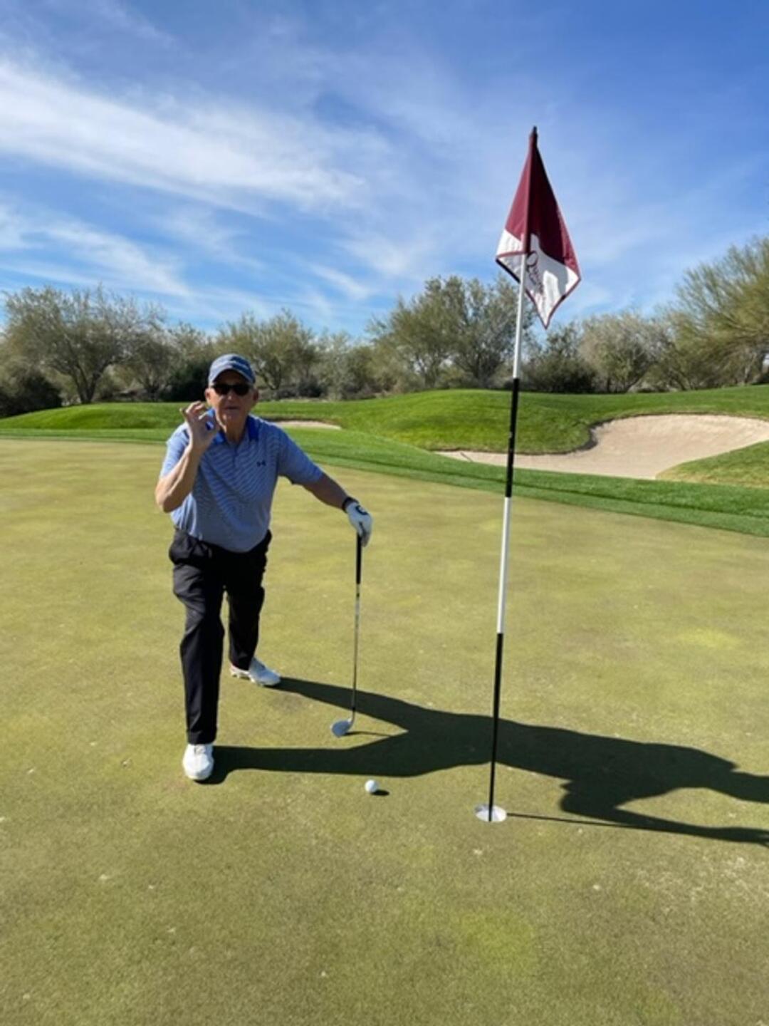 Missed Hole in one ,  number 6 by 14 inches (Photo submitted by u1113862510 on 01/16/2022)