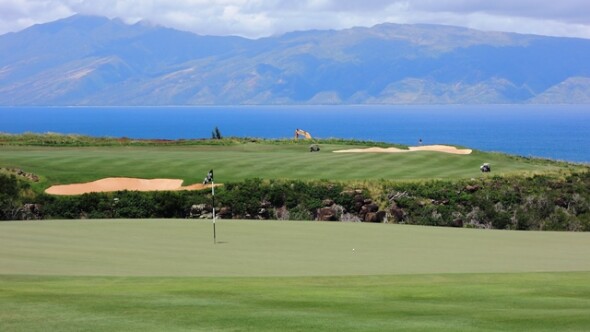 Plantation golf course at Kapalua - 5th