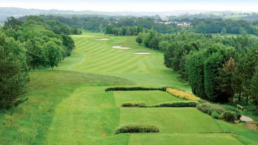 7th green at Dainton Park
