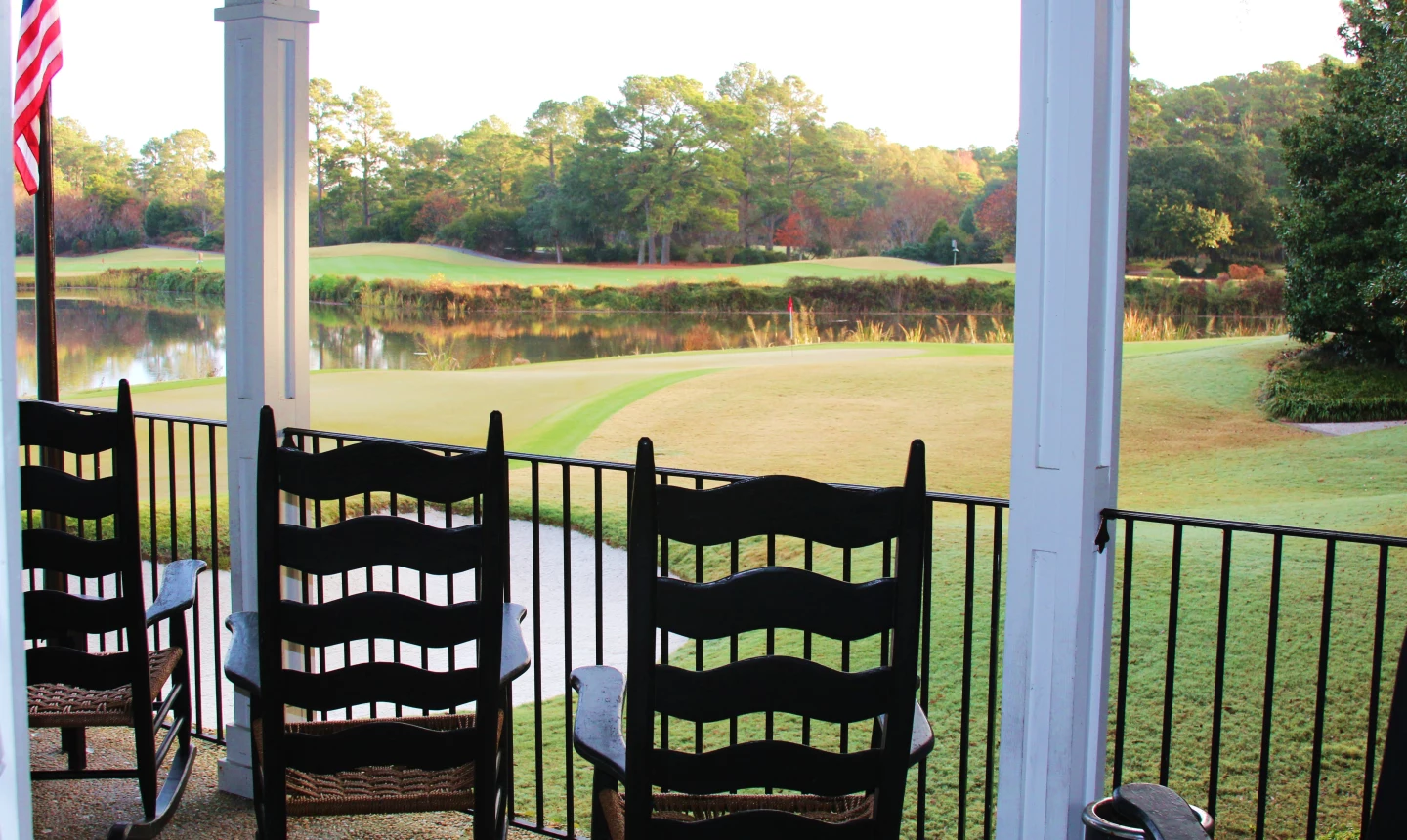 Caledonia clubhouse porch