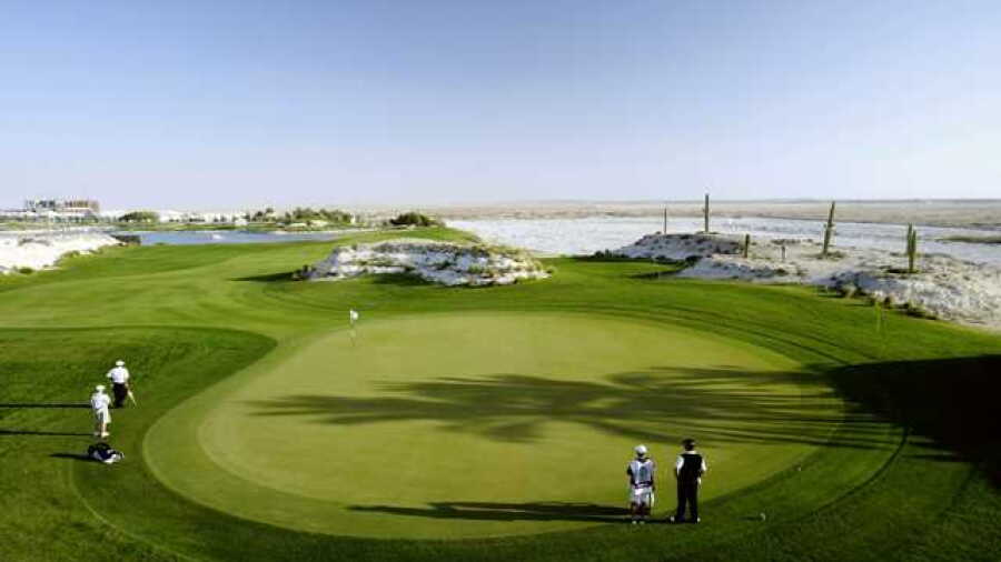 Doha Golf Club's 16th hole