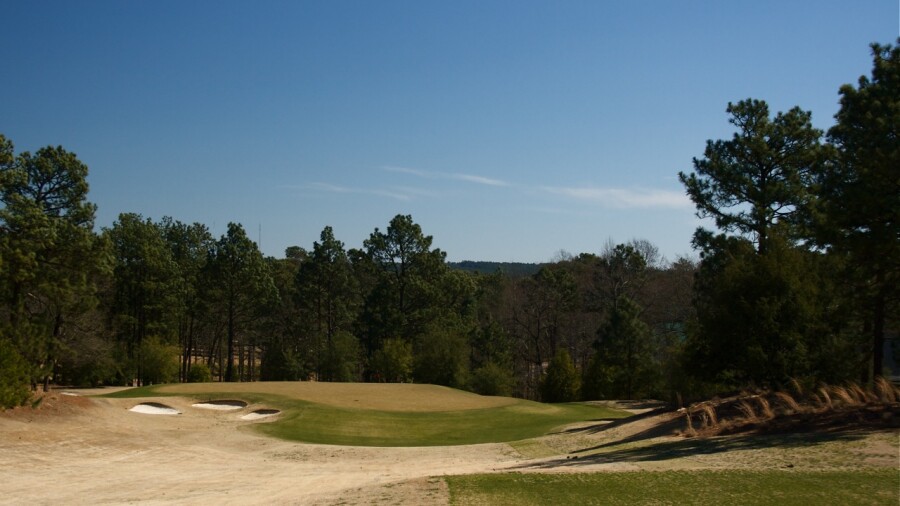Pinehurst No. 4 course - hole 12