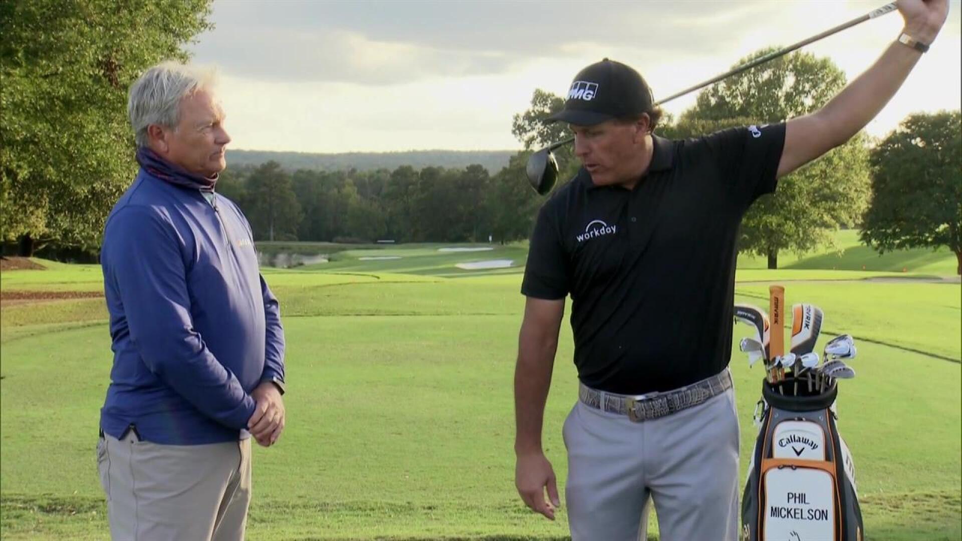 Mickelson Shares His Secrets to Long Drives