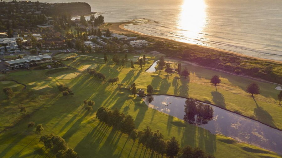 Aerial view from Mona Vale