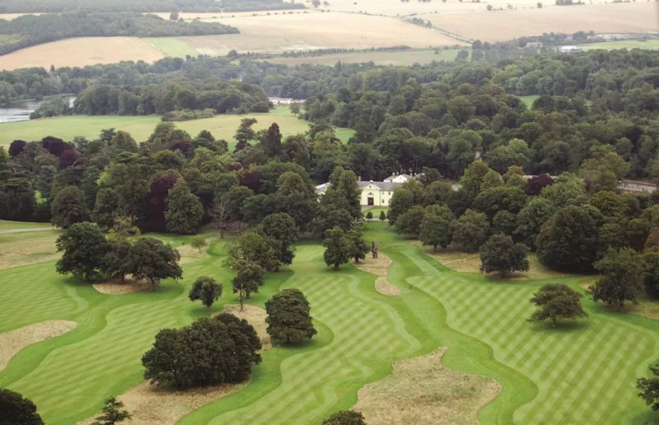 Aerial view of Luton Hoo
