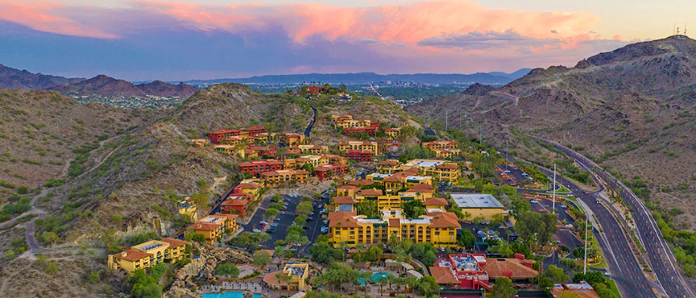 Pointe Hilton Tapatio Cliffs Resort Aerial View