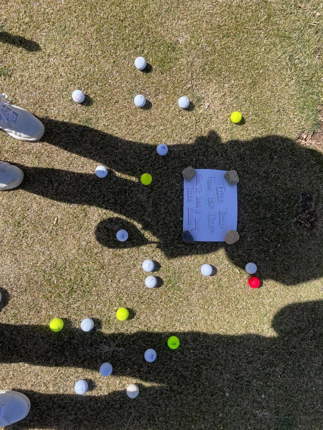 2 Free balls on back nine. (Photo submitted by Rya2049387 on 03/02/2025)