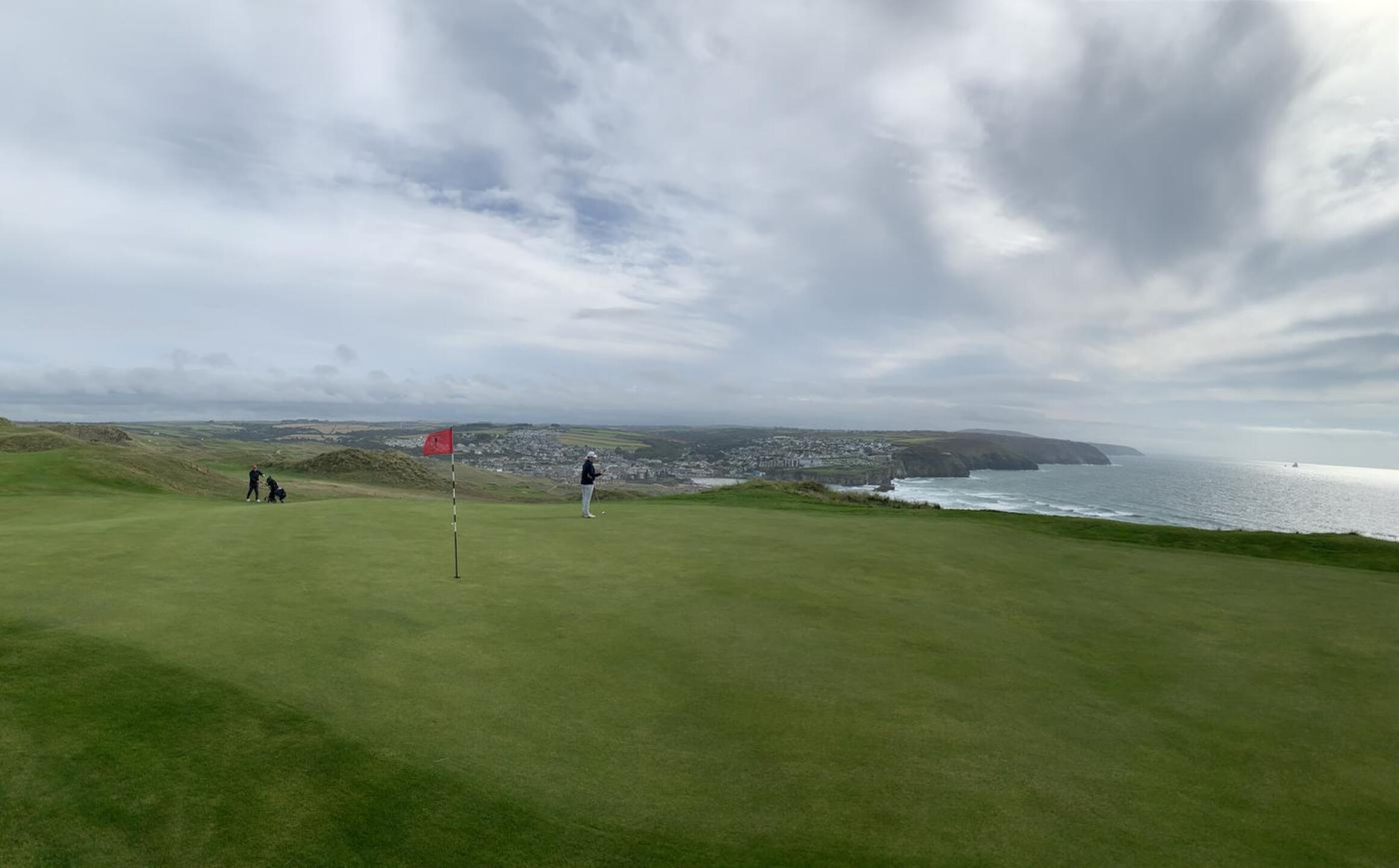 View of Perranporth from highest point (Photo submitted by u000003365397 on 08/02/2023)