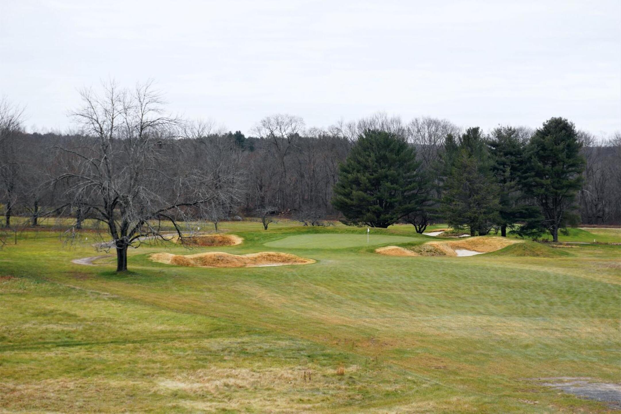 White, 2nd, par-3: A classic hole as seen from the first green. (Photo submitted by AptlyLinked on 12/04/2021)