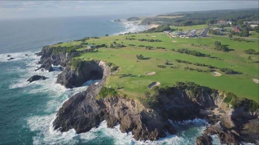 Narooma GC: aerial