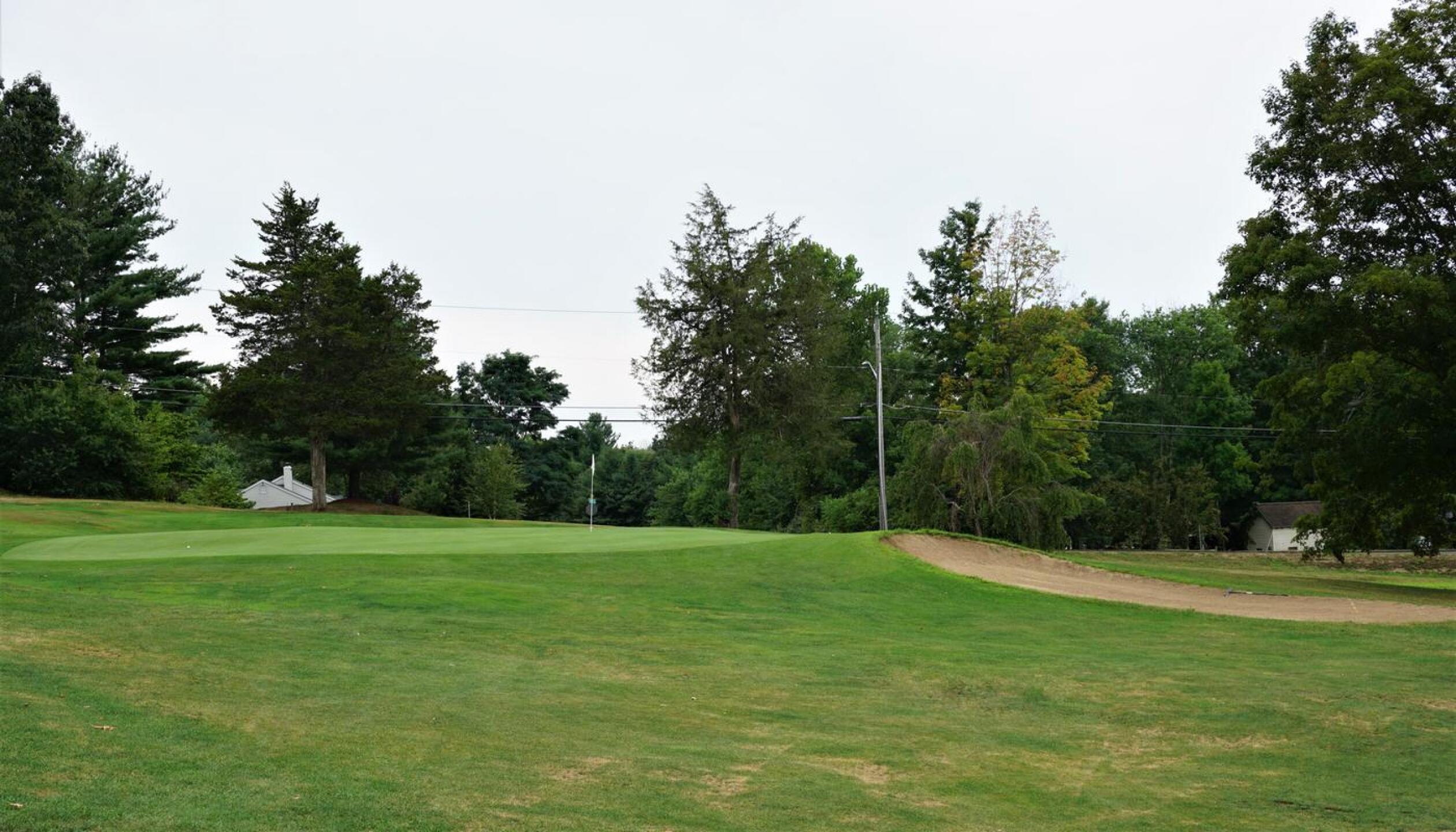 The closing hole’s green complex adds some definite challenge, and is strategically designed to favor incoming approaches from the left. (Photo submitted by AptlyLinked on 08/14/2020)