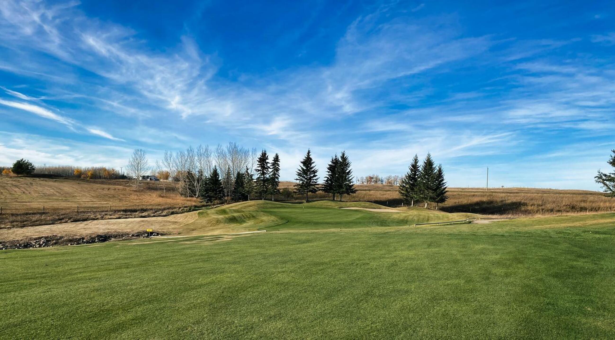 Two Hills Lions G&CC, Hole 4, Par 4, 331 yds (Photo submitted by DYakimec on 12/25/2022)