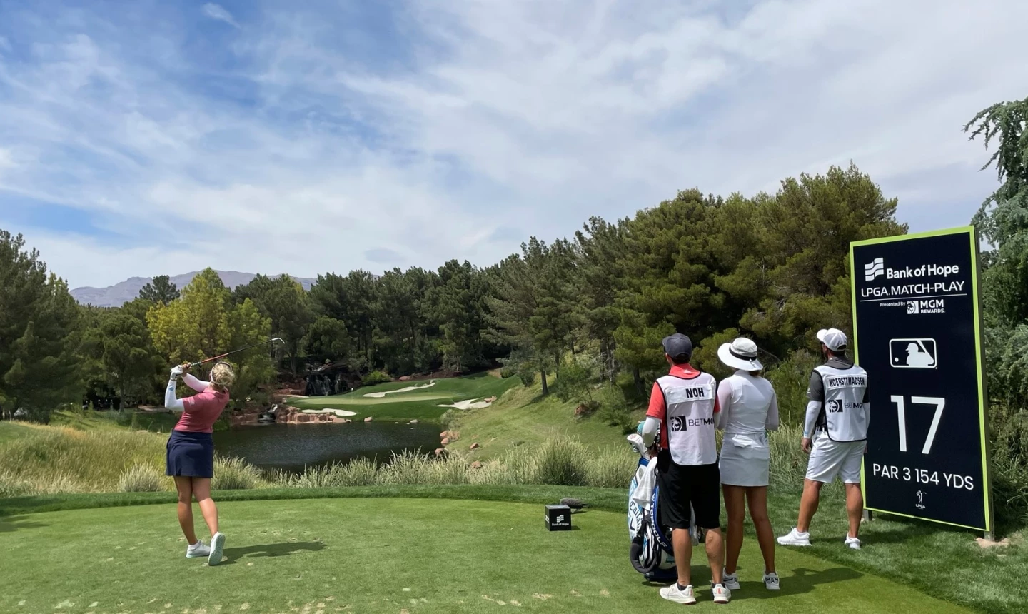 Shadow Creek - hole 17 - Bank of Hope LPGA Match Play 