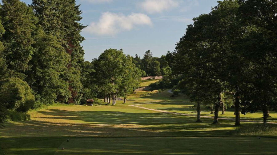 The 5th hole at Bovey Castle