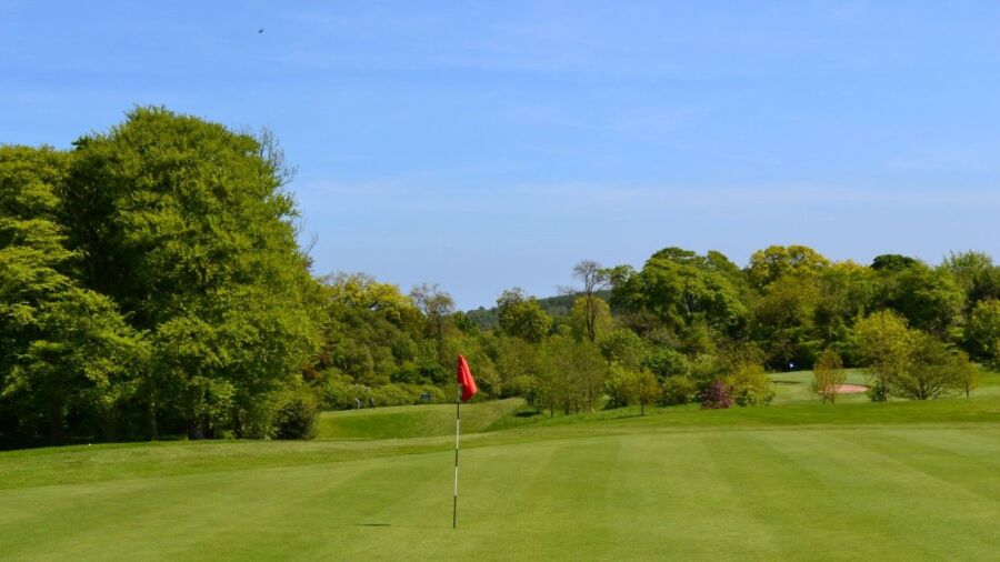 Green from Temple Course at Blackwood Golf Centre