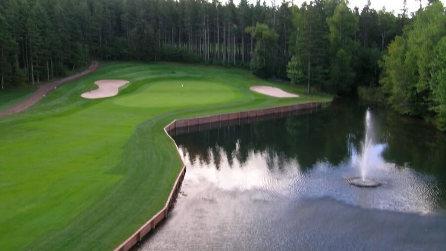 Mill River GC: Aerial view