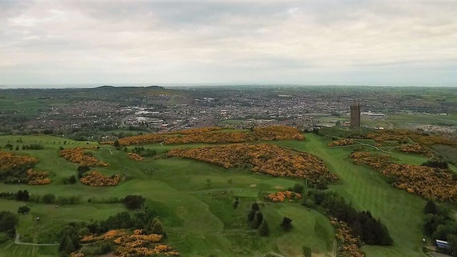 Scrabo GC: Aerial