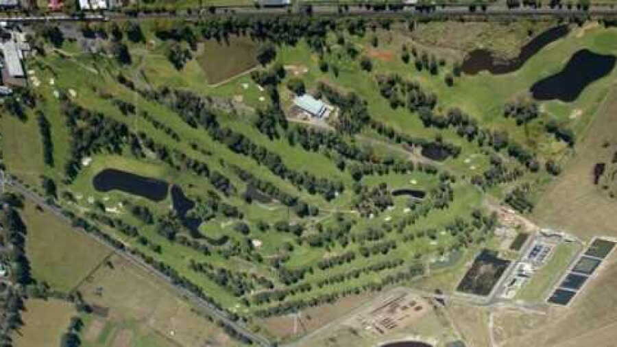Richmond GC: Aerial view