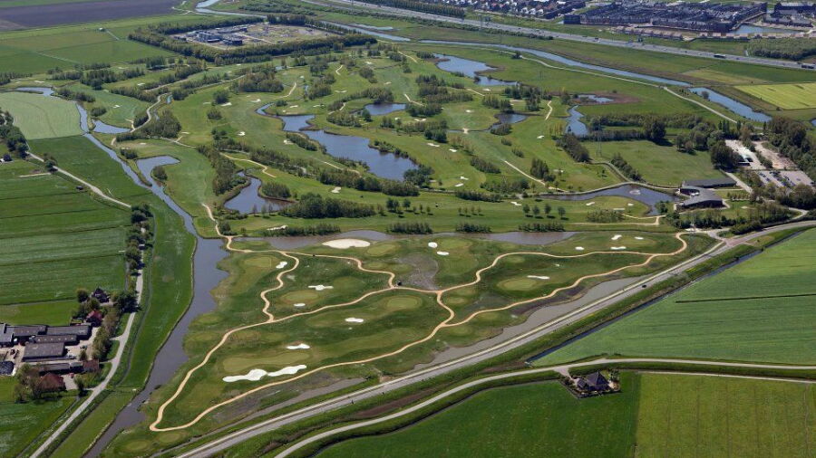 Heemskerkse GC - 18-hole: Aerial view